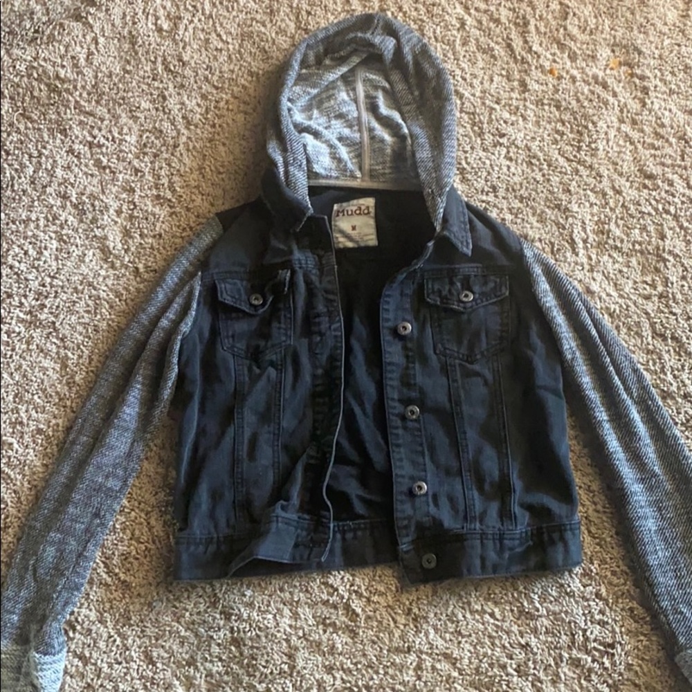 Mudd Denim/knit jacket